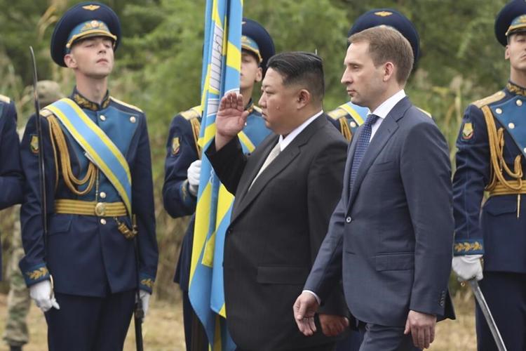 North Korean leader Kim Jong Un on his way home after concluding a trip to Russia's Far East