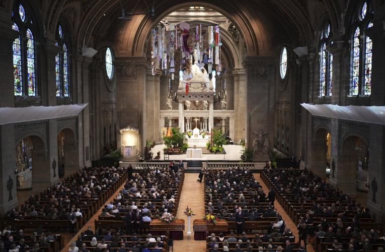 Biden, Harris and Walz attend funeral for former Minnesota House Speaker Melissa Hortman