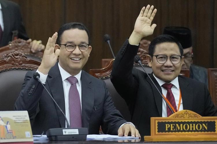 Indonesia's top court begins hearing election appeals of 2 losing candidates alleging fraud