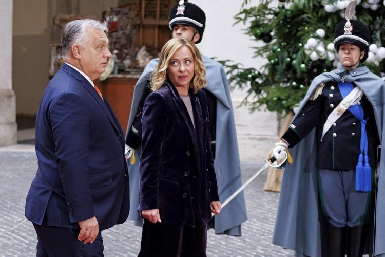 Italy's Meloni and Hungary's Orbán pledge deeper cooperation on migration and Ukraine