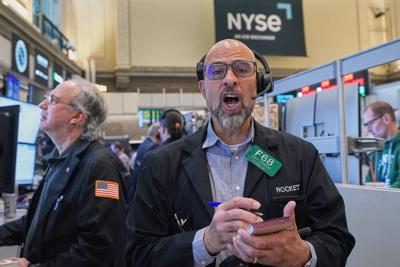 US stocks open higher and are headed for their 8th weekly gain in a row