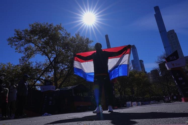 Abdi Nageeye of the Netherlands and Sheila Chepkirui of Kenya win the New York City Marathon