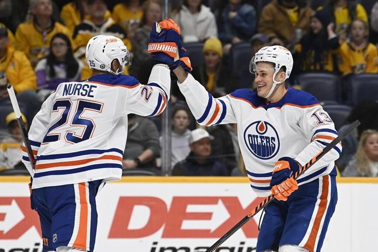 Carrier's OT goal leads Predators over Oilers 4-3