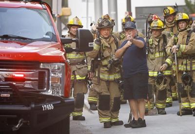 A fire severely damages the historic First Baptist Dallas church sanctuary