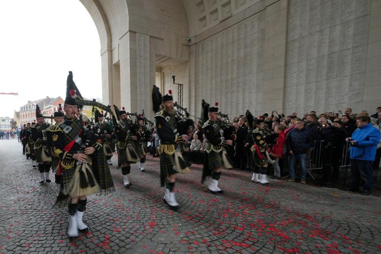 The specter of new conflict haunts memorials around World War I's end