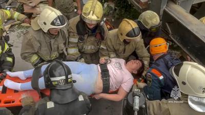 At least 4 dead in apartment block collapse following gas explosion in Russia's Ural Mountains