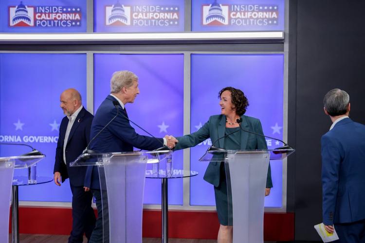 California's woes at the center of debate among leading candidates for governor