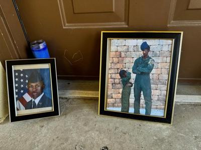 Prosecutor says ex-sheriff's deputy charged with manslaughter in shooting of an airman at his home