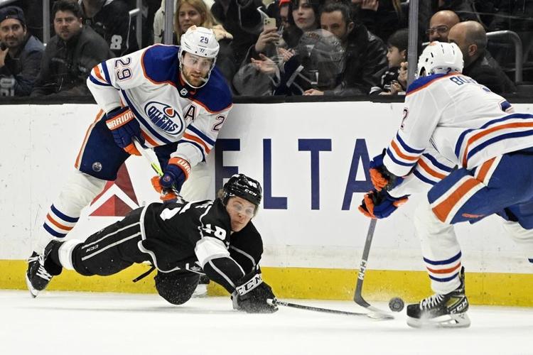 Draisaitl propels Oilers past Kings, into 2nd in Pacific