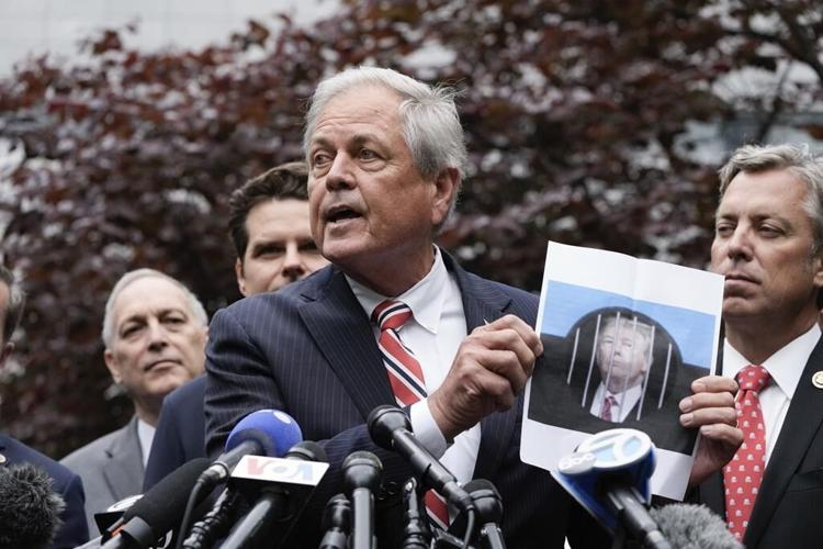 House Republicans ditch their day jobs to stand with Trump, while legislating languishes