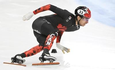 Dandjinou's gold leads Canada's three-medal day at short track speedskating World Cup