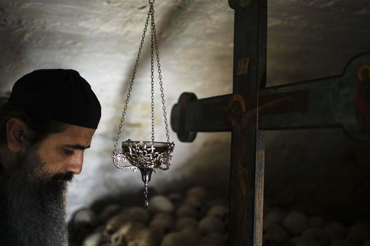On Greece's Mount Athos, a cliffside monastery transcends country-based branches of Orthodoxy