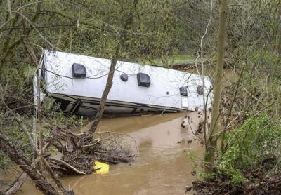 Flash flooding sweeps into the Pittsburgh area and spurs numerous water rescues