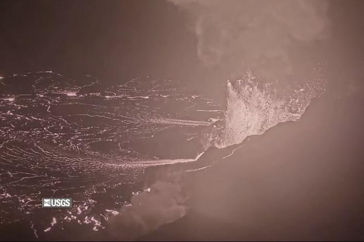 Hawaii's Kilauea volcano is spewing lava once again