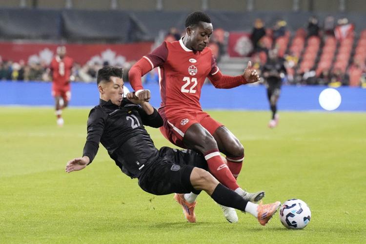 Ahmed sent off, Canada holds on for scoreless draw with Ecuador in soccer friendly