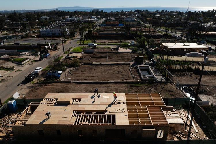 A year after LA-area wildfires destroyed thousands of homes, fewer than a dozen have been rebuilt