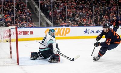 Foegele, Draisaitl lead the comeback as Oilers beat Kraken 4-2 for 12th straight win