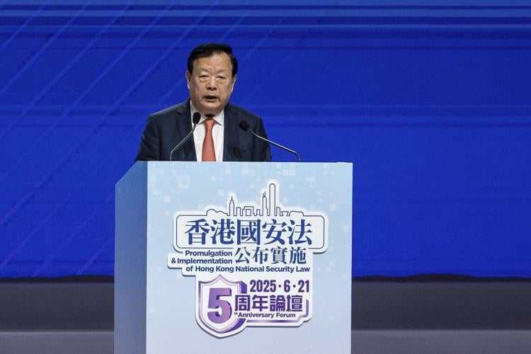 Beijing official overseeing Hong Kong warns of persisting national security threats