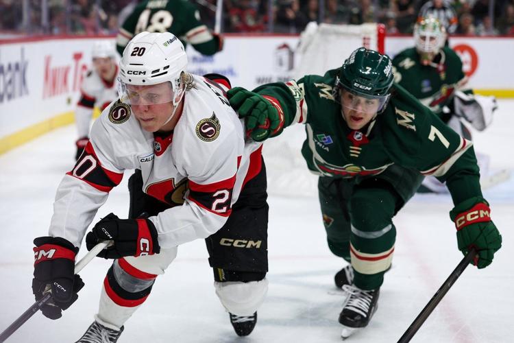 Joel Eriksson Ek's late goal lifts Wild past Senators 3-2
