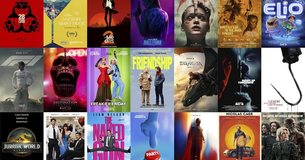 Summer Movie Guide 2025: Here’s what’s coming to theaters and streaming from May to August