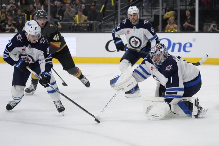 Comrie records shutout as Jets beat Golden Knights 4-0 in matchup of divisional leaders