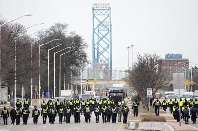 Windsor to get millions in federal help for cost of Ambassador Bridge blockade
