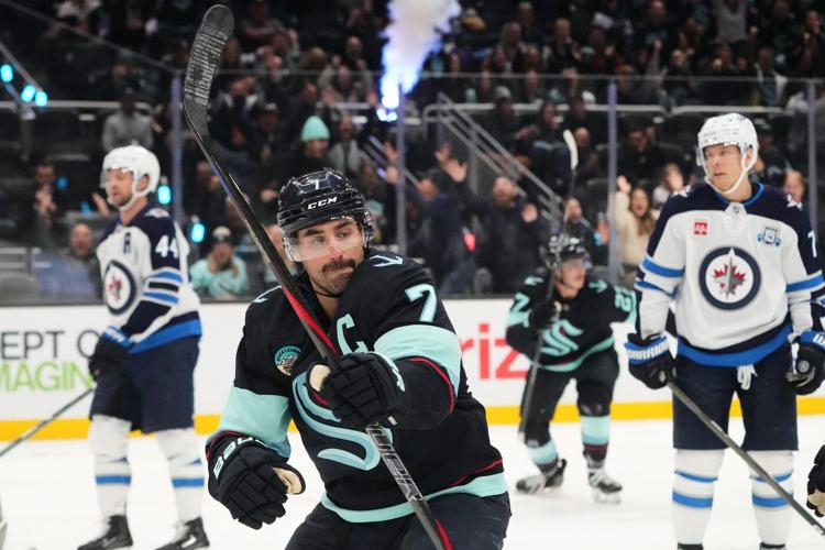 Eberle scores twice in the 3rd period as Kraken take 5-3 victory over the Jets