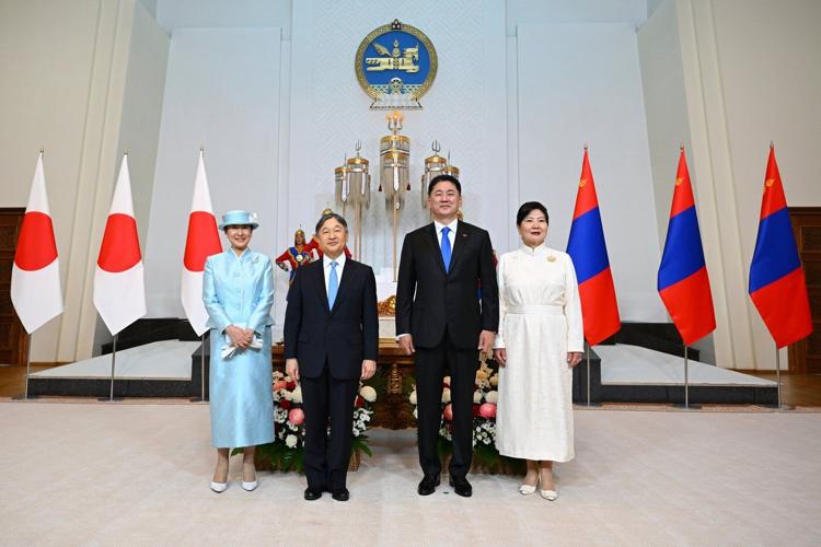 Japanese Emperor Naruhito meets Mongolian president to boost ties