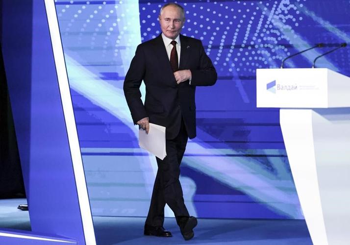 Putin congratulates Trump on his election victory in his first public comments on the US vote