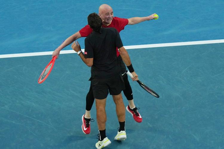 Roger Federer steals the show at Australian Open's first formal opening ceremony
