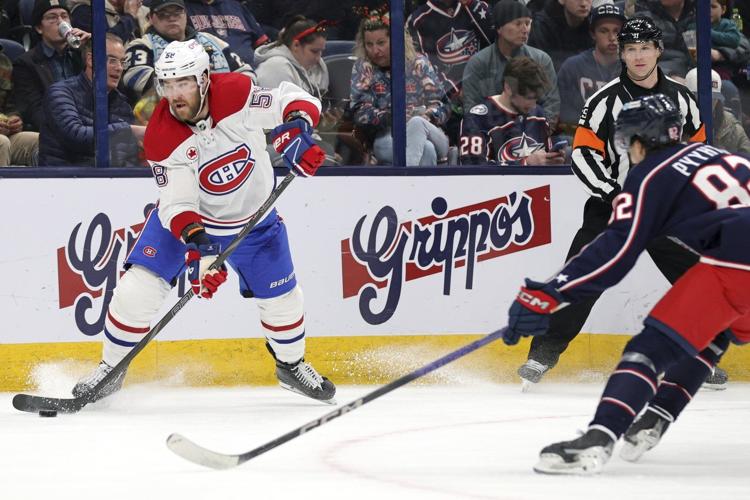 Marchenko’s late goal lifts Blue Jackets past Canadiens 5-4