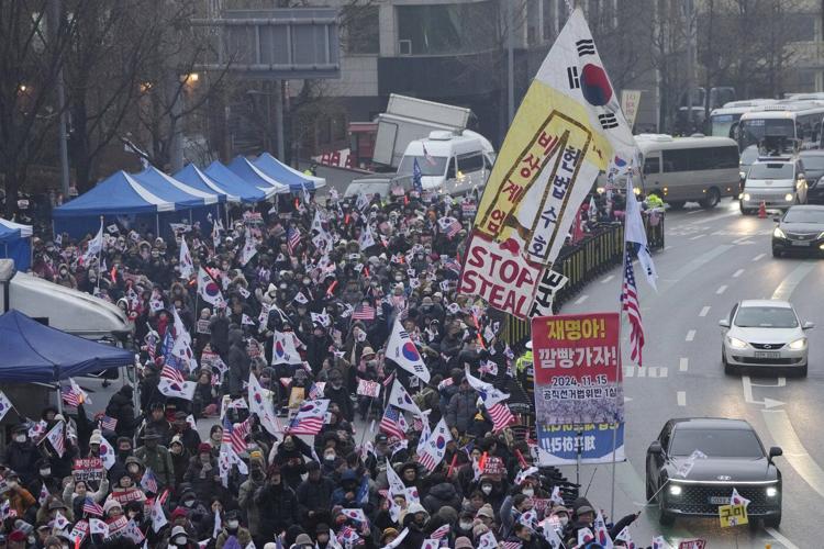South Korean anti-corruption agency and police debate tougher measures to detain impeached president