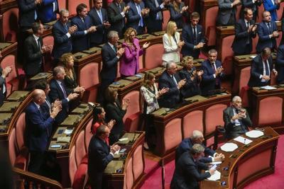 Holocaust survivor opens Senate as far-right to govern Italy