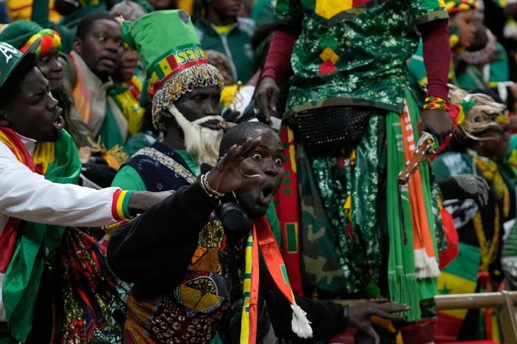 Chaos at Africa Cup of Nations final after Senegal players walk off field to protest penalty