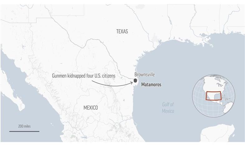 4 US citizens kidnapped in Mexico border city amid shootout