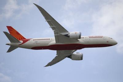 Air India flight returns to Hong Kong due to a midair technical issue