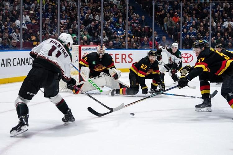Cooley scores OT winner as Coyotes edge Canucks 4-3