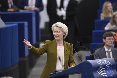 EU commission president seeks sanctions, partial trade suspension against Israel over war in Gaza