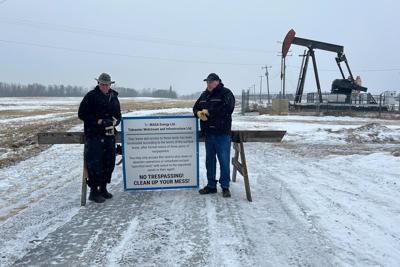 Alberta landowners take stand over years of missed payments by delinquent oil company