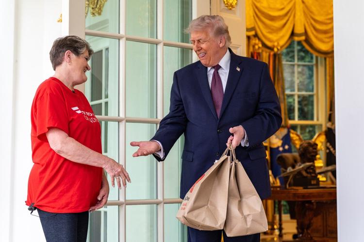 Trump tips DoorDash driver $100 for delivering McDonald's to Oval Office