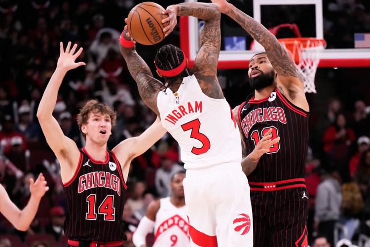Barrett and Ingram help the Raptors cruise past the Bulls 139-109
