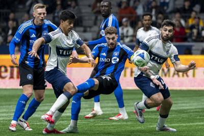 Vancouver Whitecaps blank CF Montreal 2-0, extend MLS win streak to three games