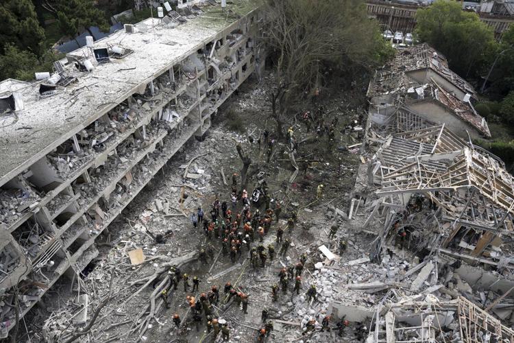 Photos show damage in Haifa and Tel Aviv in the latest Iranian missile barrage