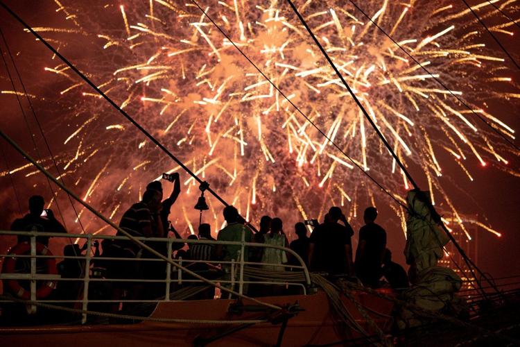 Despite stormy weather, America marks 250 years of independence, in photos