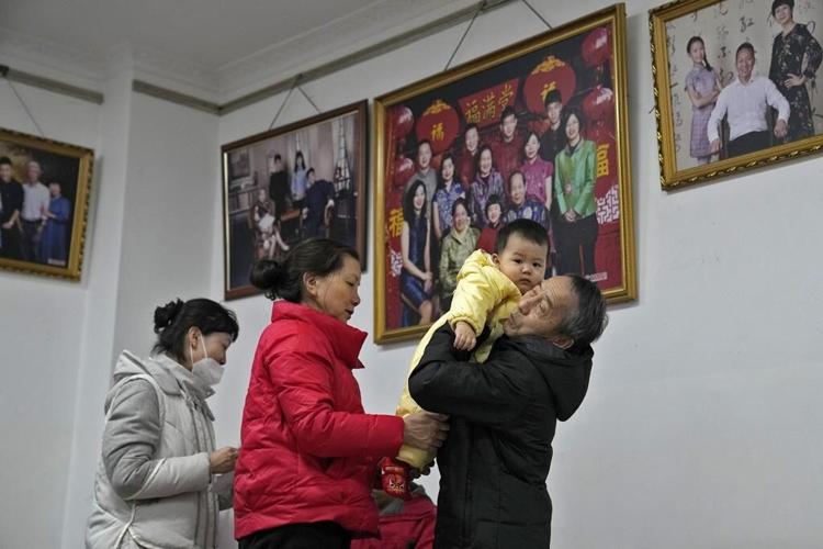 China records 1st population fall in decades as births drop