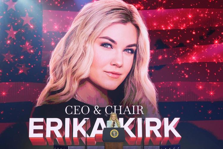 Photos show the 'Build the Red Wall' rally in Arizona, headlined by Trump