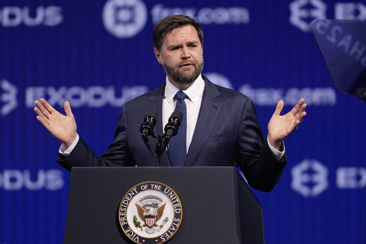 Vance urges crypto industry to stay involved in politics as he touts Trump administration's record