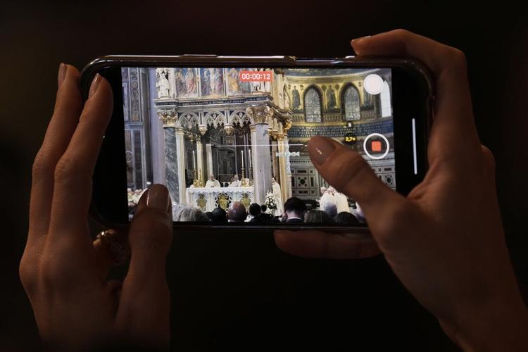 Pope Leo XIV declares 'I am Roman!' as he completes formalities to become bishop of Rome
