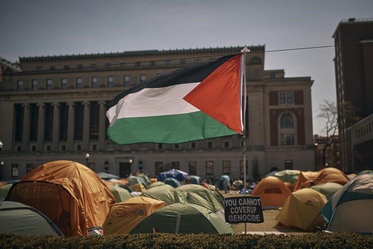 Clear encampment or face suspension, Columbia University tells Israel-Hamas war protesters