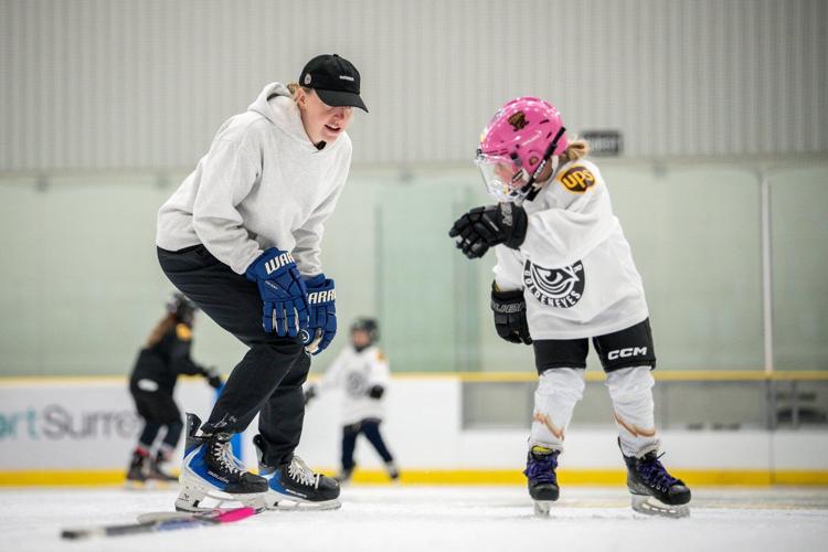 Vancouver Goldeneyes embracing mentor roles at girls summer hockey camps